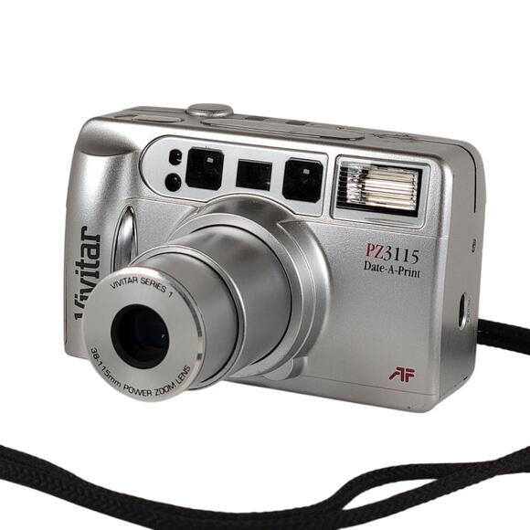 Vivitar PZ3115 35mm Film Camera AF Zoom 38-115mm Point Shoot Tested - Picture 2 of 15